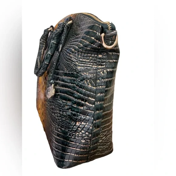 Brahmin Large Duxbury Bayleaf Ombre Satchel Handbag and Ady Wallet - SOLD OUT!!! - Picture 2 of 10